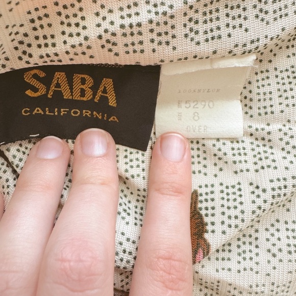 Saba, Woman’s Cream and Brown Patterned Dress - Picture 6 of 6